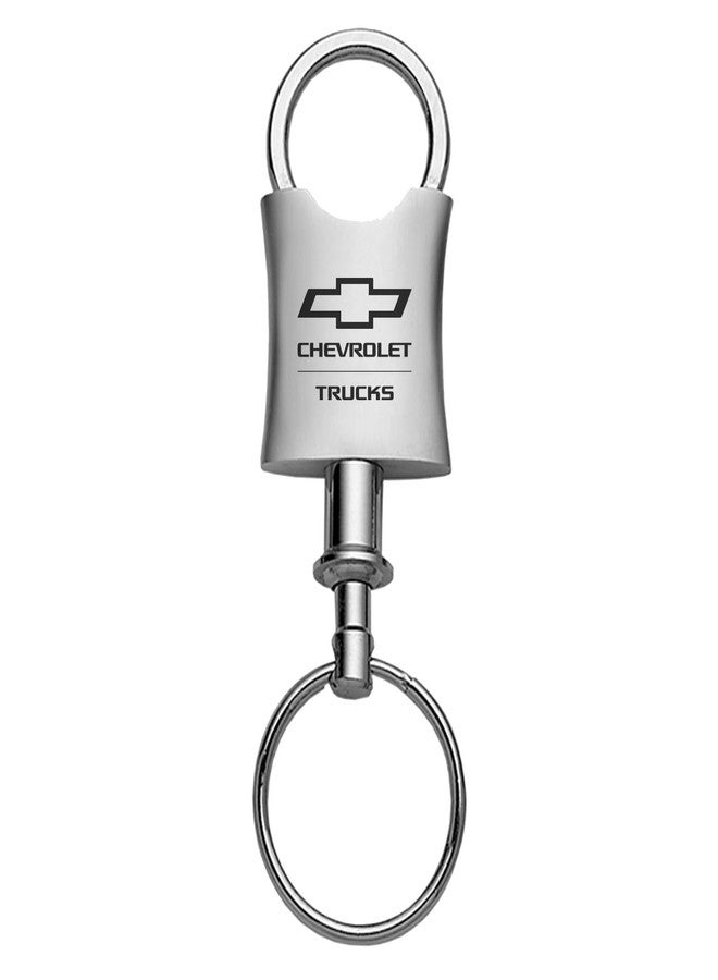 SR1 Performance Chevy Trucks Curved Ring Pull-A-Part Keychain - Officially Licensed Chevrolet Key Tag